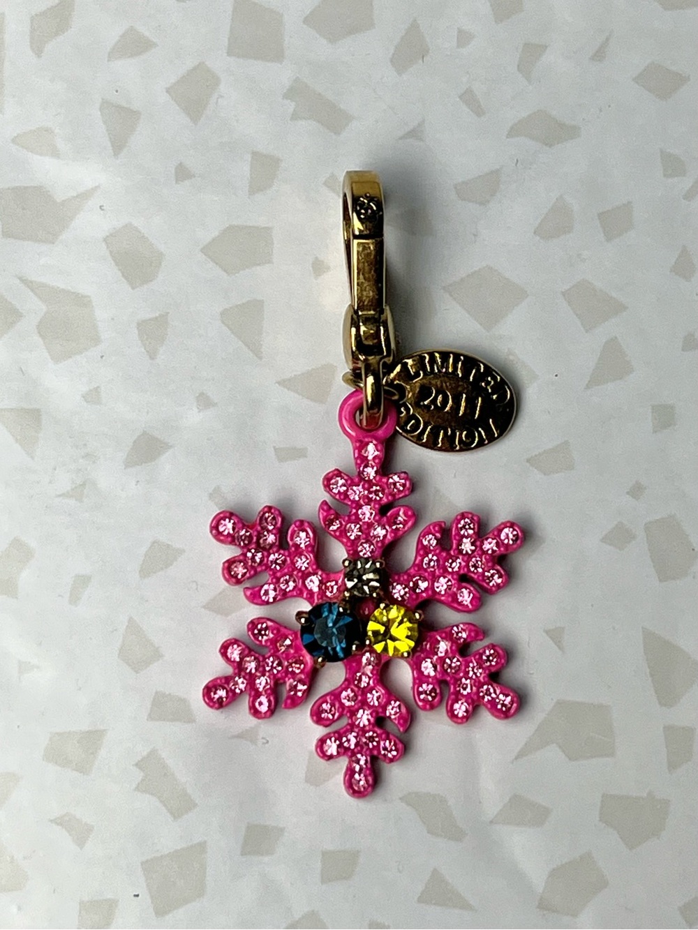 Juicy Couture 2011 Limited Edition Pink Snowflake Charm